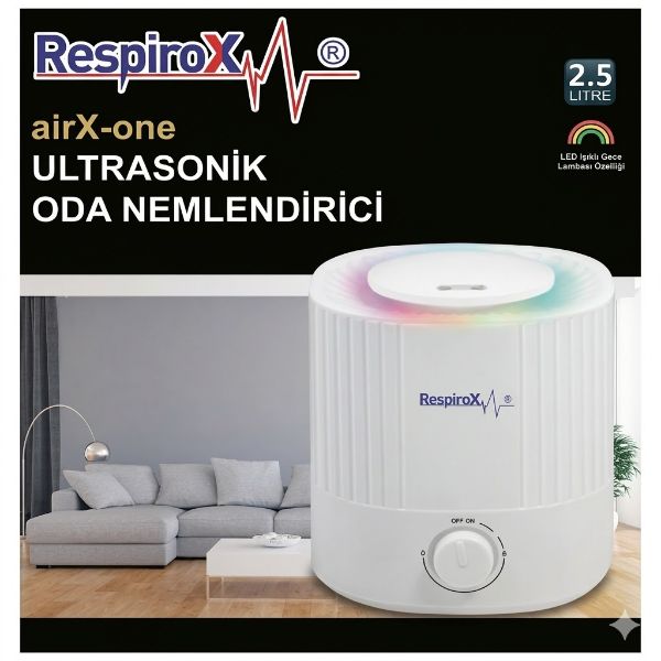Respirox Ultrasonik Oda Nemlendirici Cihazı Airx One